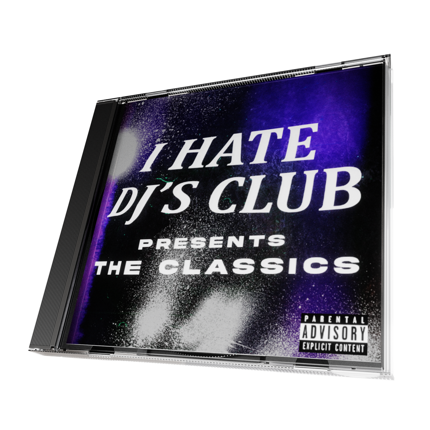 I Hate DJs Club - Faded Acid Wash Hoodie