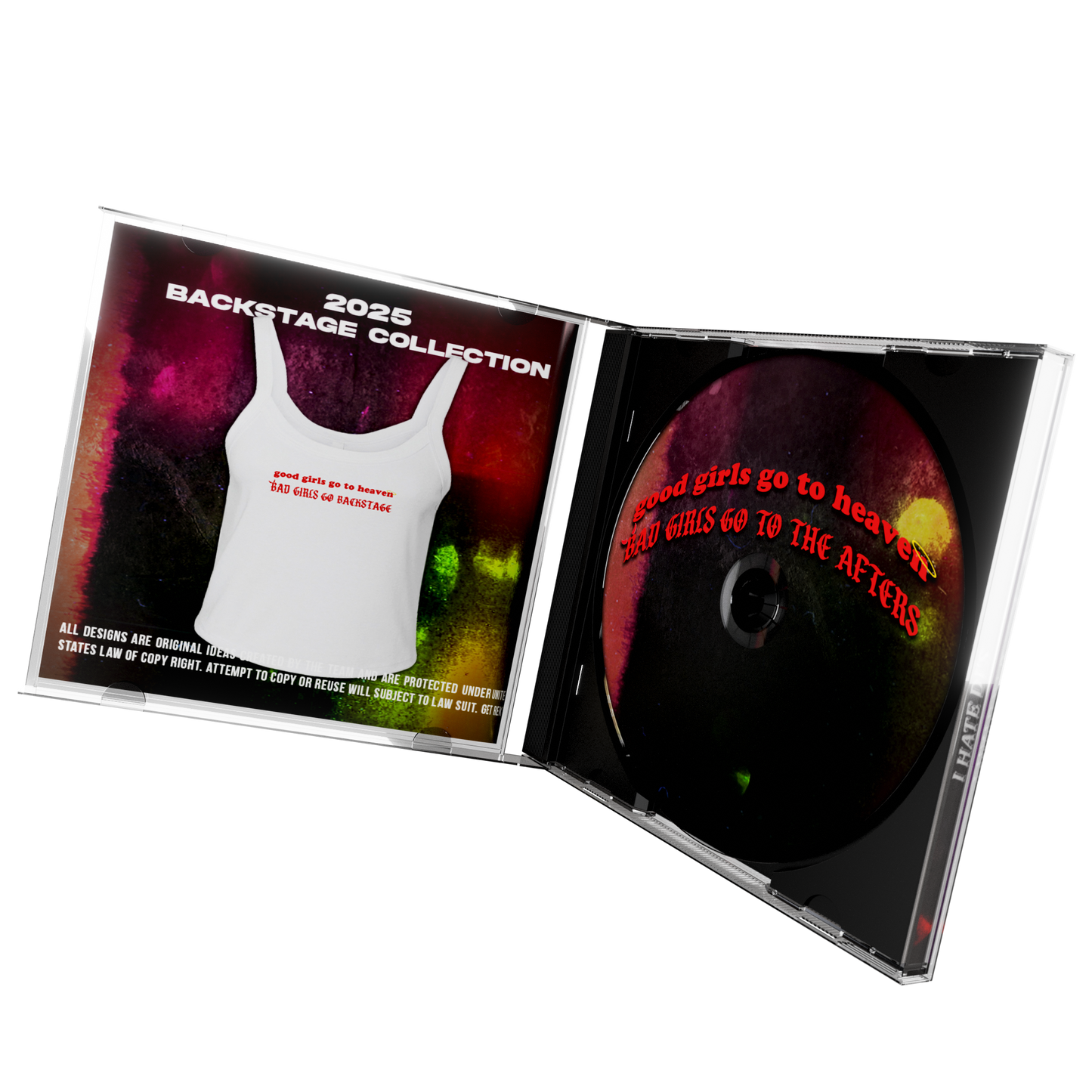 I Hate DJs Club - Bad Girls Go Backstage Crop Top