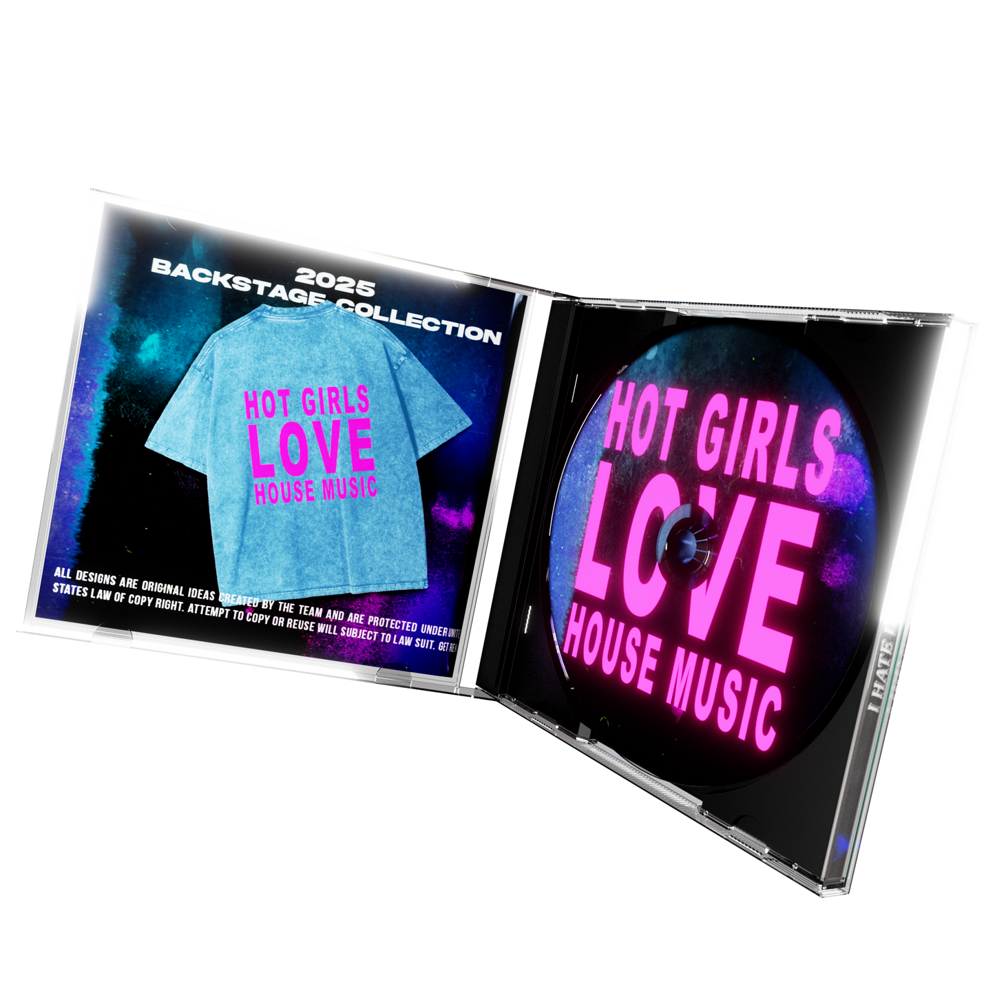 I Hate DJs Club - Hot Girls Love House Music Tee