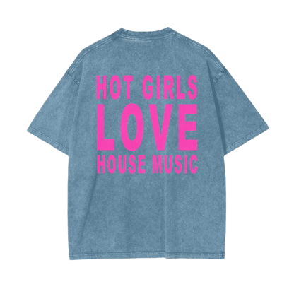 I Hate DJs Club - Hot Girls Love House Music Tee