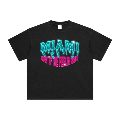 I Hate DJs Club - Miami How TF We Feelin Oversized Tee